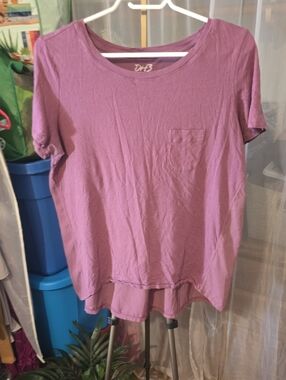 Lavender Short Sleeve Pocket Tee